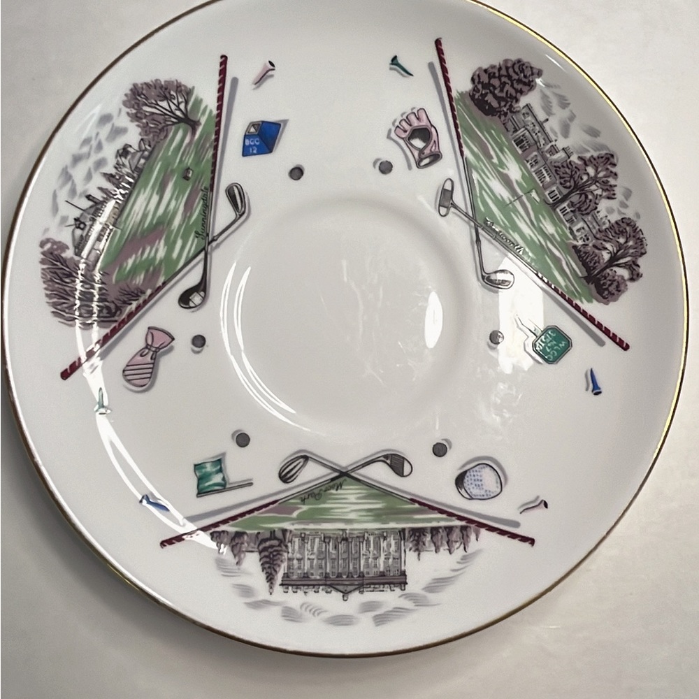 Royal Worcester England Fine Bone China Large Saucer